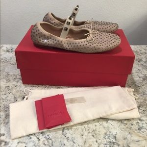 Valentino rock stud flat